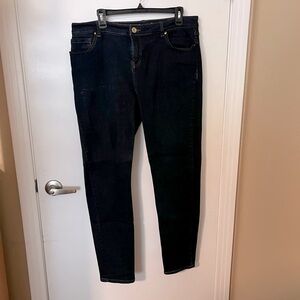 INC International Concepts Women's Dark Blue Skinny Jeans
